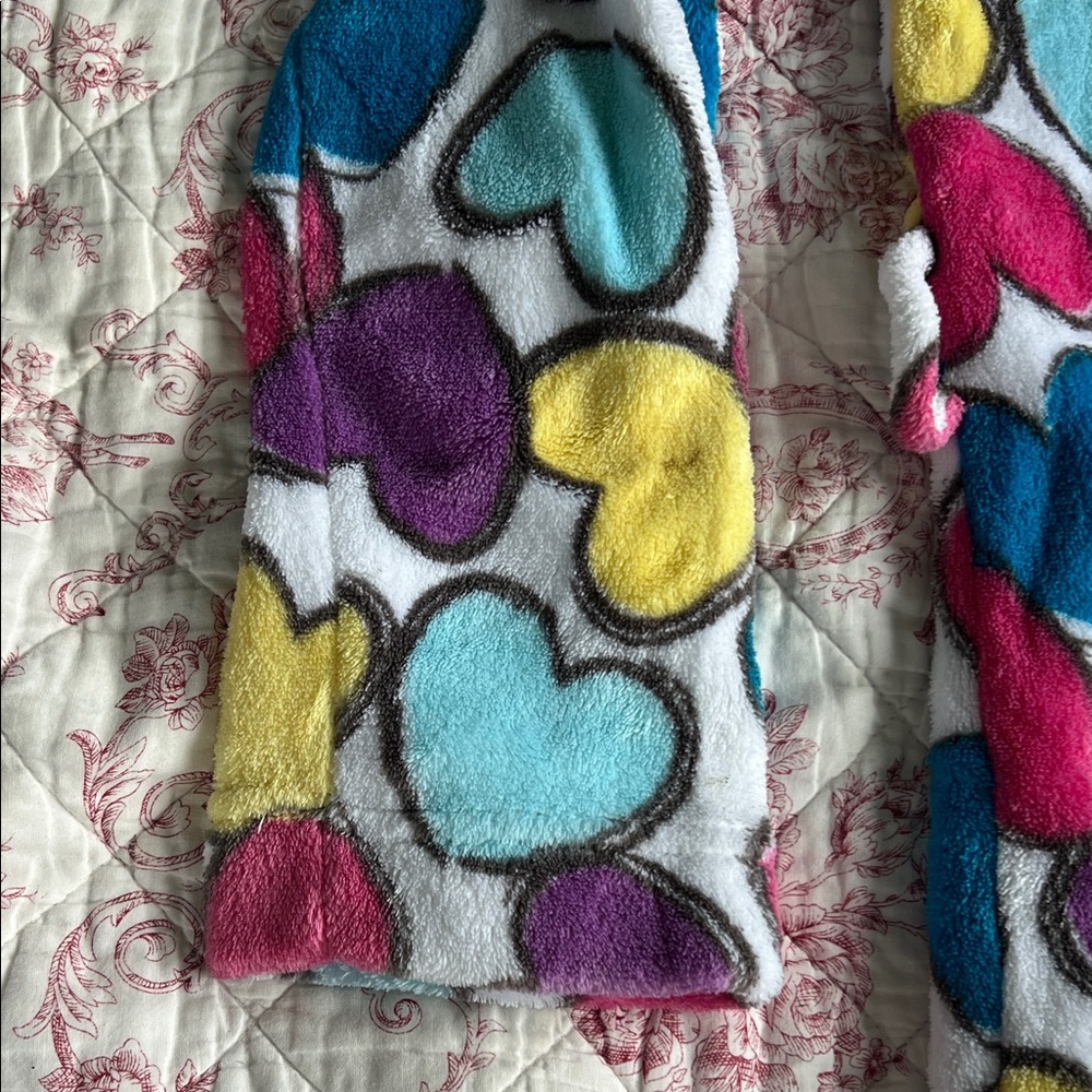 Joe Boxer Kids Robe with Heart Pattern * - Picture 4 of 7